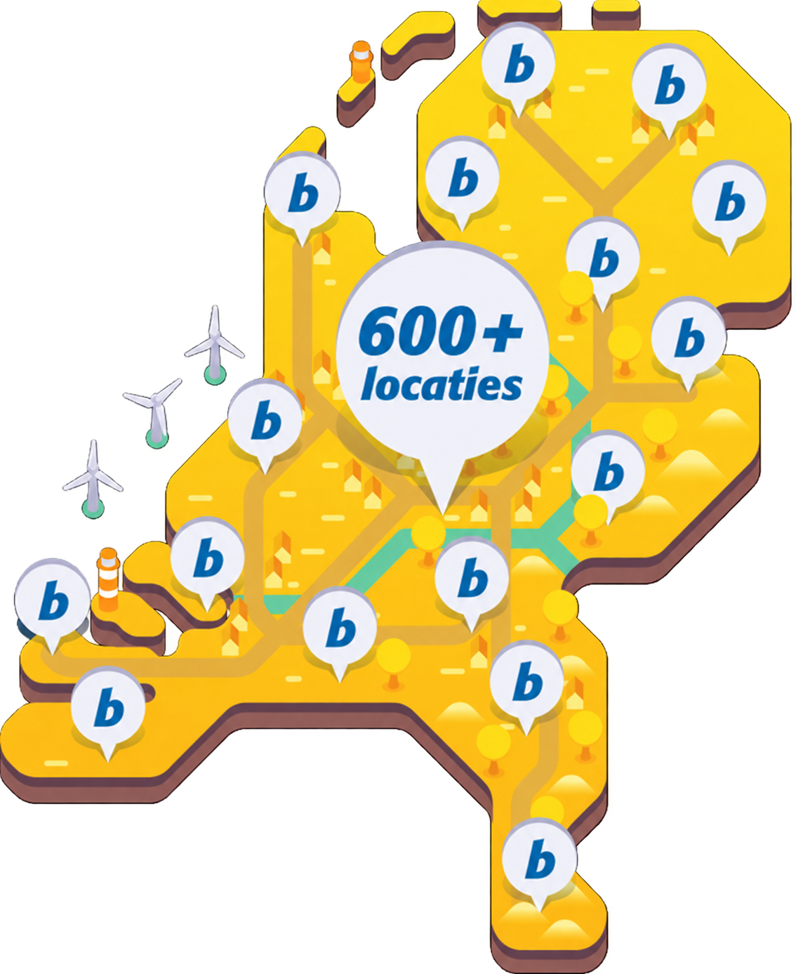 boedelbak 600+ locaties
